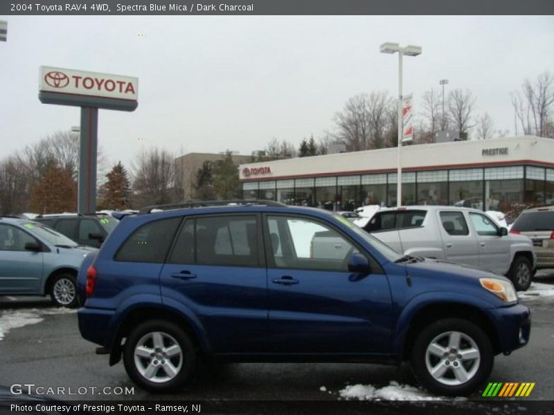 Spectra Blue Mica / Dark Charcoal 2004 Toyota RAV4 4WD