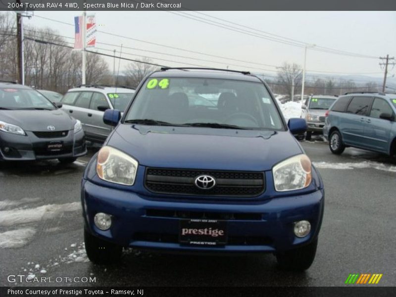 Spectra Blue Mica / Dark Charcoal 2004 Toyota RAV4 4WD