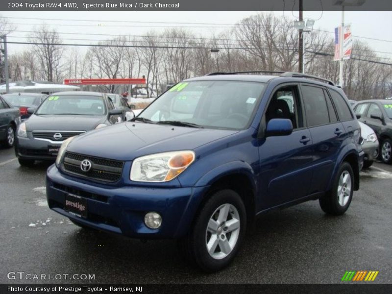 Spectra Blue Mica / Dark Charcoal 2004 Toyota RAV4 4WD