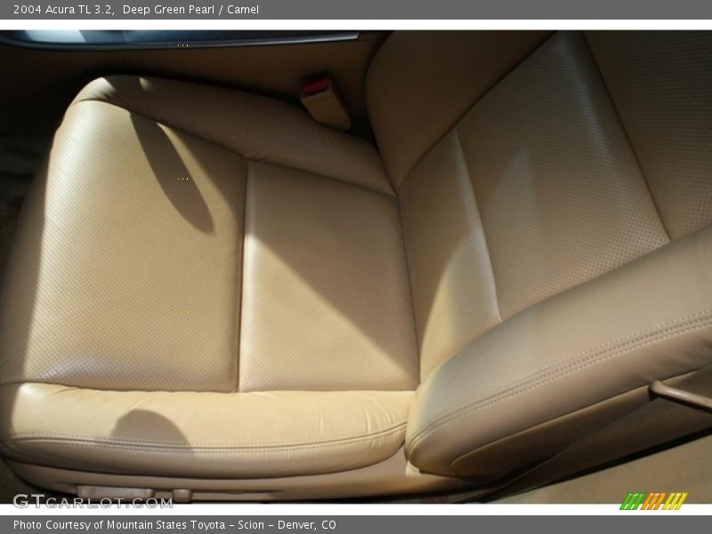 Deep Green Pearl / Camel 2004 Acura TL 3.2