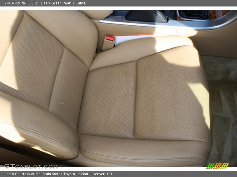 Deep Green Pearl / Camel 2004 Acura TL 3.2