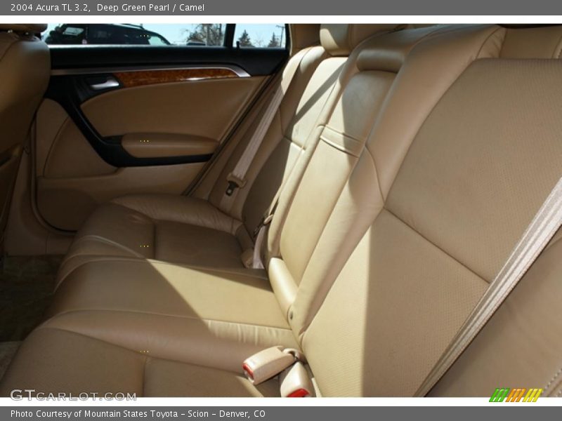 Deep Green Pearl / Camel 2004 Acura TL 3.2