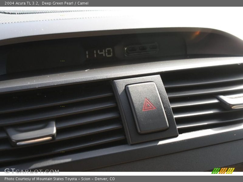 Deep Green Pearl / Camel 2004 Acura TL 3.2