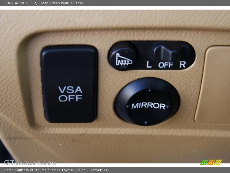 Deep Green Pearl / Camel 2004 Acura TL 3.2
