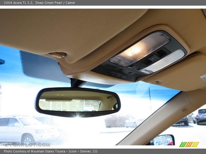 Deep Green Pearl / Camel 2004 Acura TL 3.2