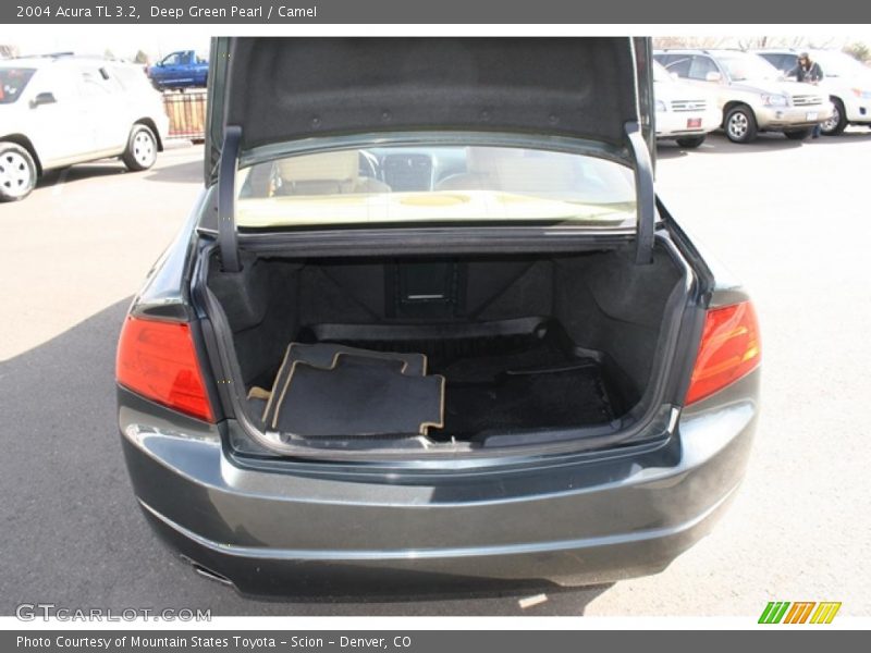 Deep Green Pearl / Camel 2004 Acura TL 3.2