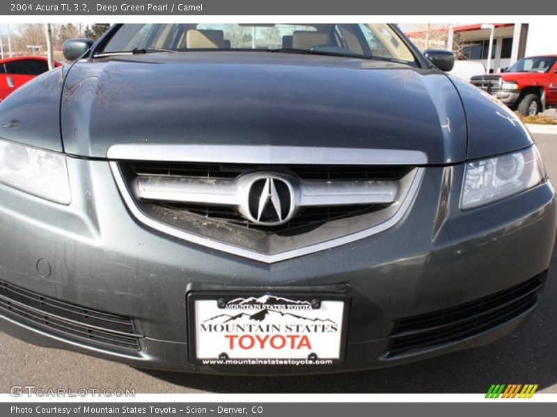 Deep Green Pearl / Camel 2004 Acura TL 3.2