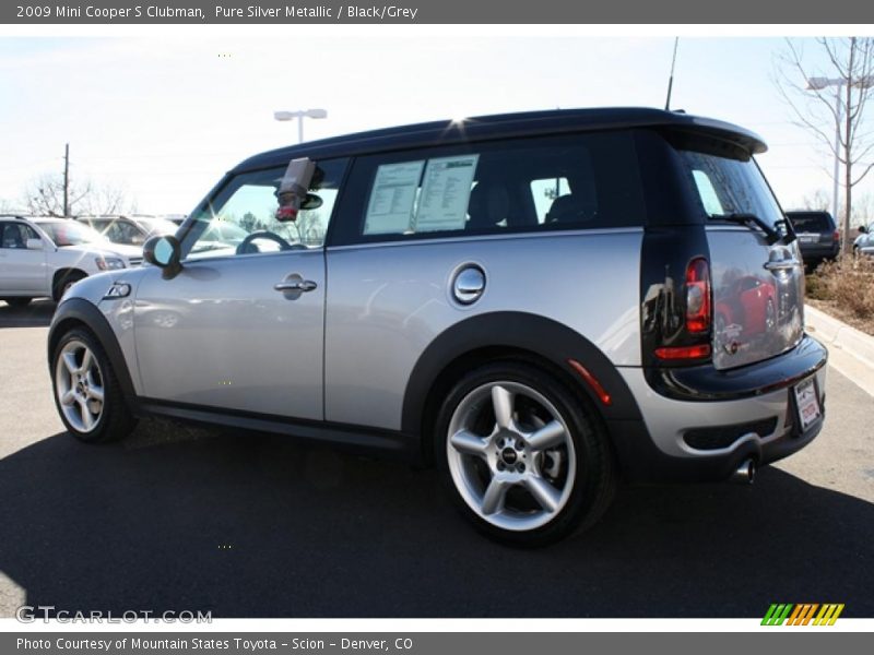 Pure Silver Metallic / Black/Grey 2009 Mini Cooper S Clubman