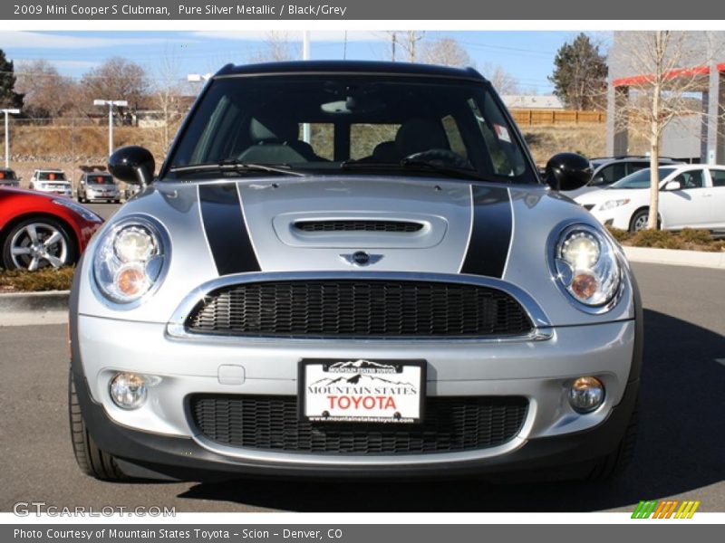 Pure Silver Metallic / Black/Grey 2009 Mini Cooper S Clubman