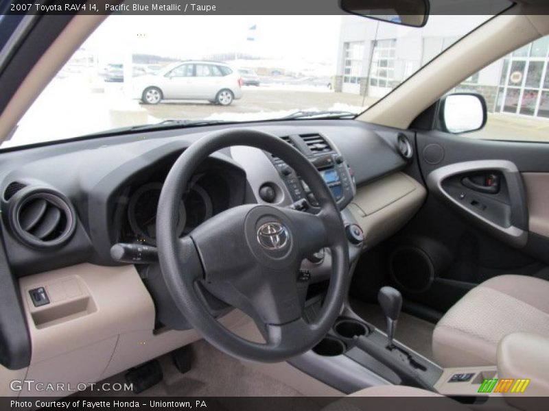 Pacific Blue Metallic / Taupe 2007 Toyota RAV4 I4