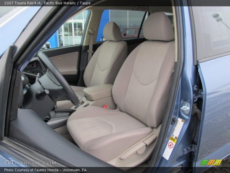 Pacific Blue Metallic / Taupe 2007 Toyota RAV4 I4
