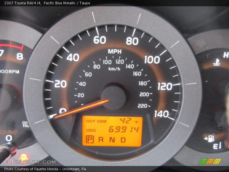 Pacific Blue Metallic / Taupe 2007 Toyota RAV4 I4