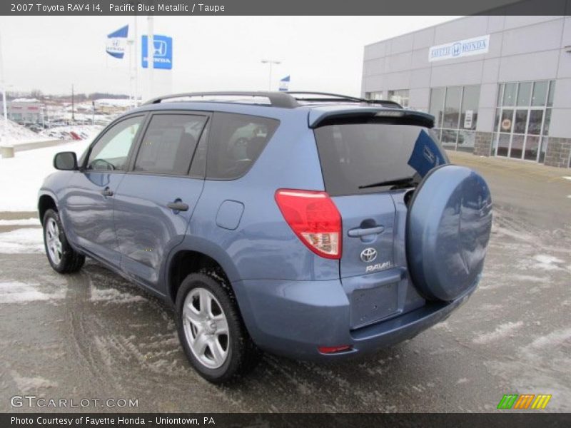 Pacific Blue Metallic / Taupe 2007 Toyota RAV4 I4