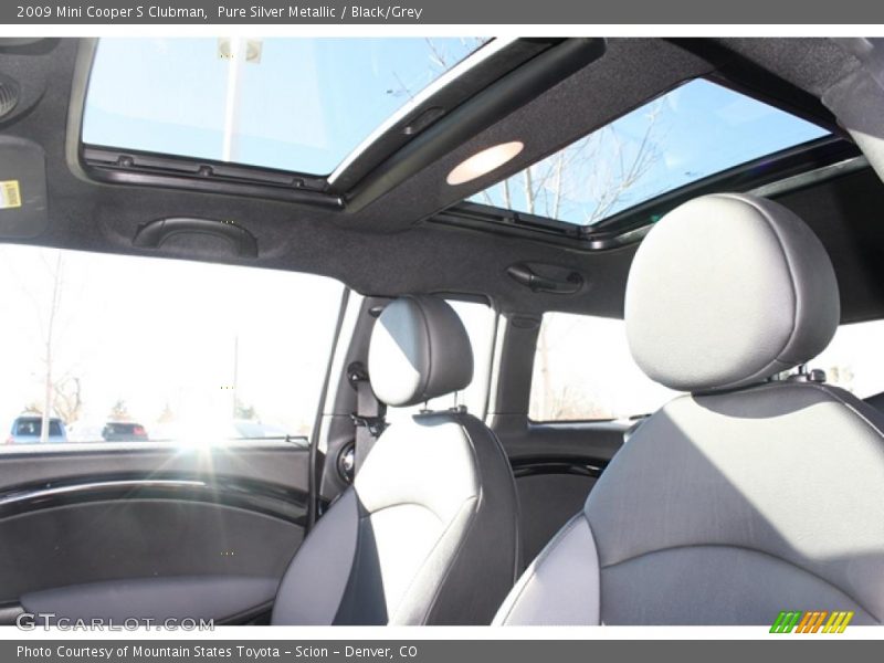 Pure Silver Metallic / Black/Grey 2009 Mini Cooper S Clubman