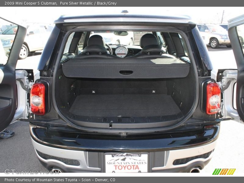 Pure Silver Metallic / Black/Grey 2009 Mini Cooper S Clubman