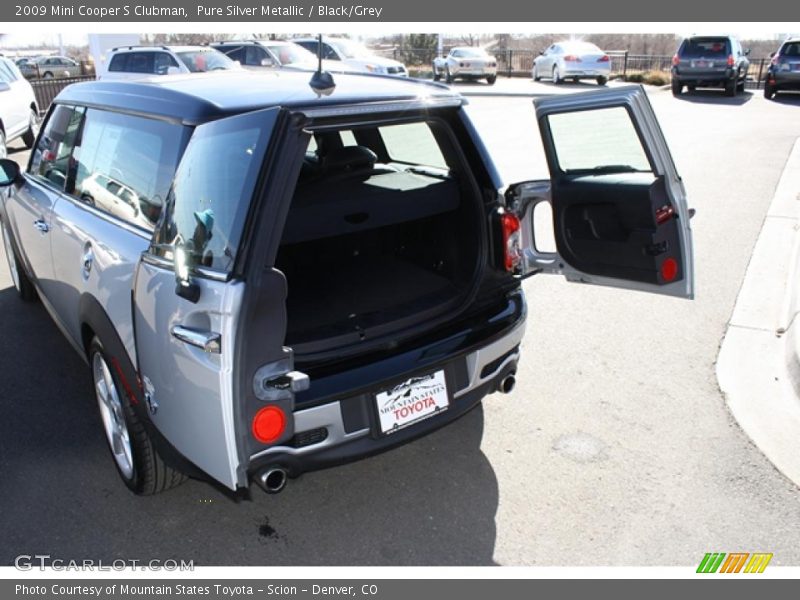 Pure Silver Metallic / Black/Grey 2009 Mini Cooper S Clubman