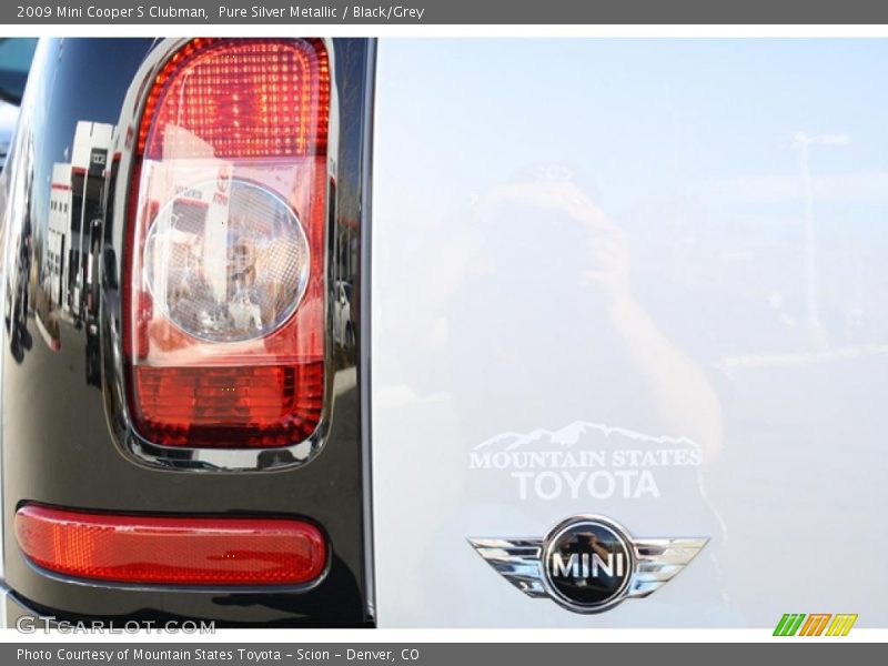 Pure Silver Metallic / Black/Grey 2009 Mini Cooper S Clubman