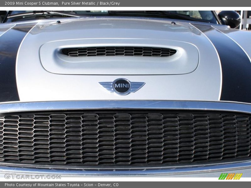 Pure Silver Metallic / Black/Grey 2009 Mini Cooper S Clubman