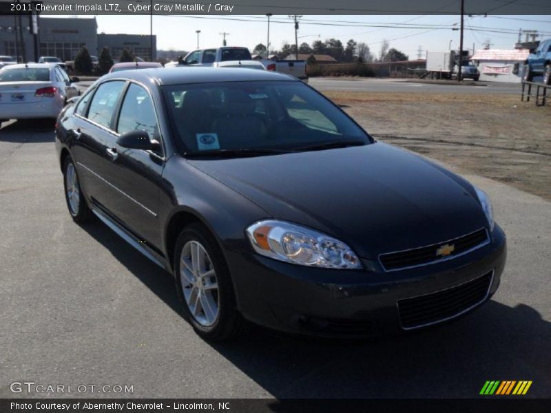 Cyber Gray Metallic / Gray 2011 Chevrolet Impala LTZ
