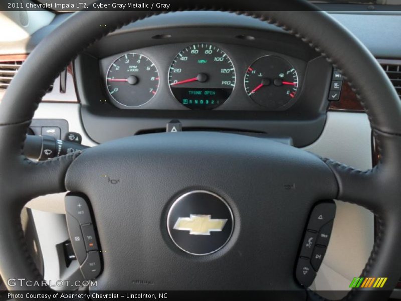 Cyber Gray Metallic / Gray 2011 Chevrolet Impala LTZ
