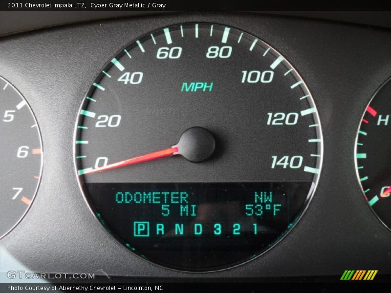 Cyber Gray Metallic / Gray 2011 Chevrolet Impala LTZ