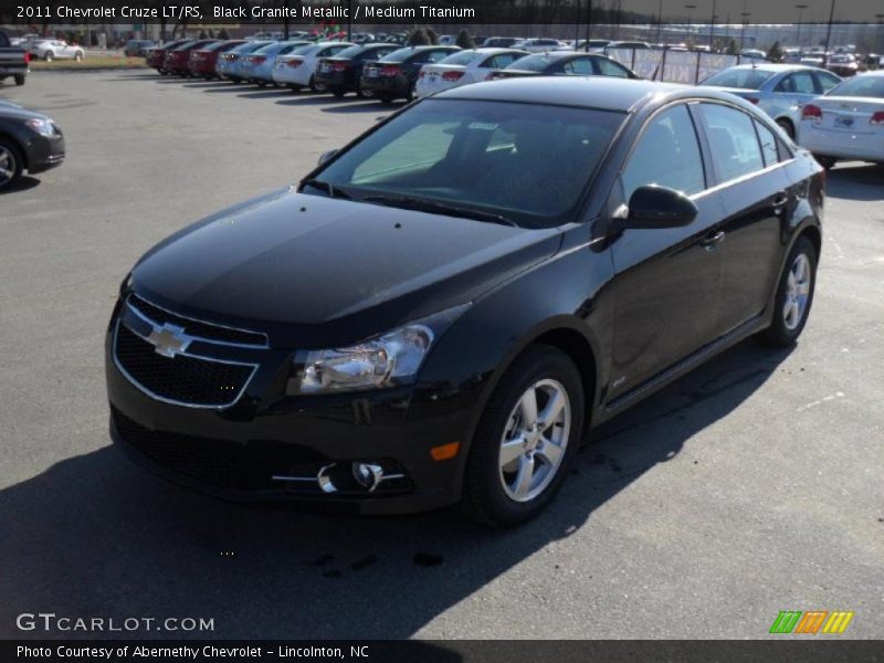 Black Granite Metallic / Medium Titanium 2011 Chevrolet Cruze LT/RS