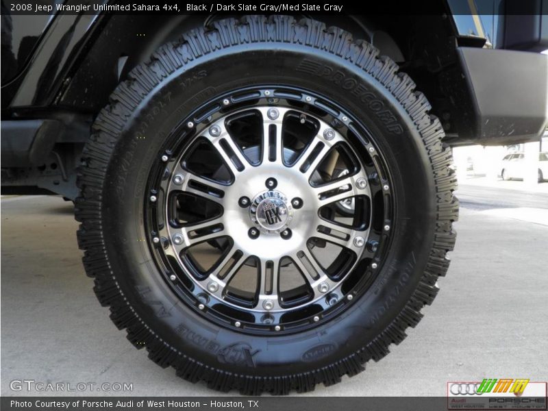 Custom Wheels of 2008 Wrangler Unlimited Sahara 4x4
