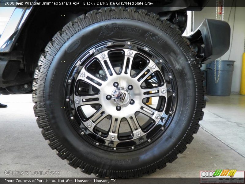 Custom Wheels of 2008 Wrangler Unlimited Sahara 4x4