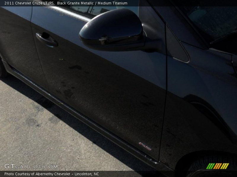 Black Granite Metallic / Medium Titanium 2011 Chevrolet Cruze LT/RS