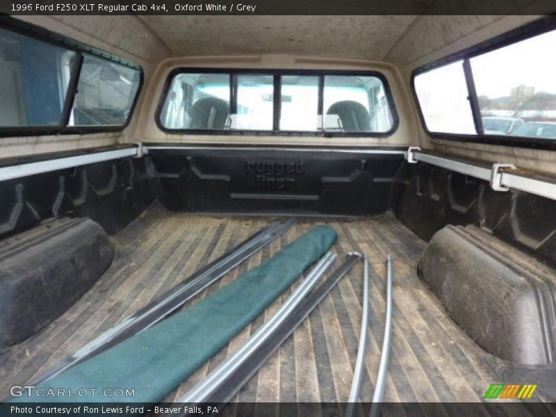 Oxford White / Grey 1996 Ford F250 XLT Regular Cab 4x4