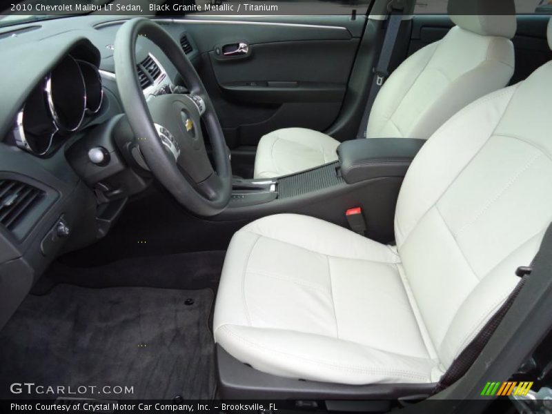 Black Granite Metallic / Titanium 2010 Chevrolet Malibu LT Sedan