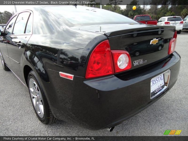 Black Granite Metallic / Titanium 2010 Chevrolet Malibu LT Sedan