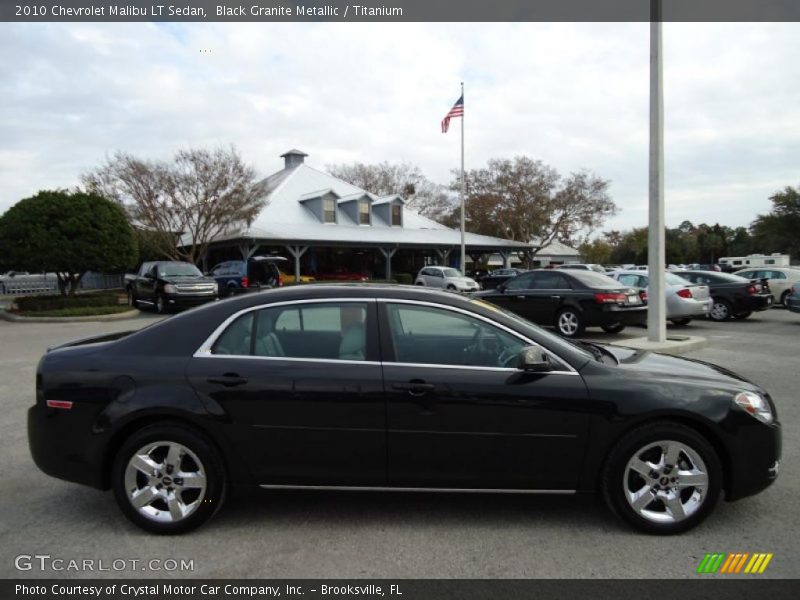 Black Granite Metallic / Titanium 2010 Chevrolet Malibu LT Sedan