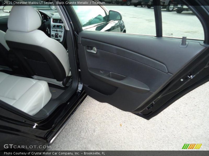 Black Granite Metallic / Titanium 2010 Chevrolet Malibu LT Sedan