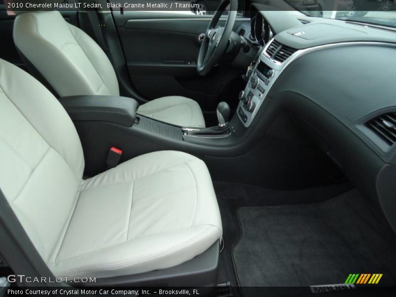 Black Granite Metallic / Titanium 2010 Chevrolet Malibu LT Sedan