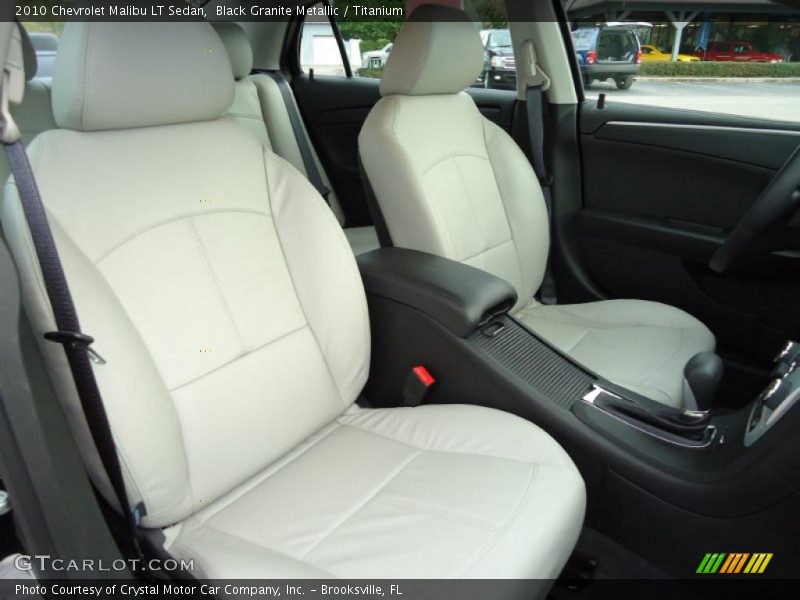 Black Granite Metallic / Titanium 2010 Chevrolet Malibu LT Sedan