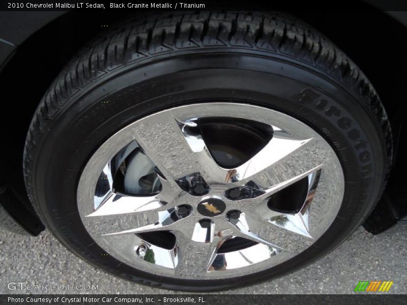 Black Granite Metallic / Titanium 2010 Chevrolet Malibu LT Sedan