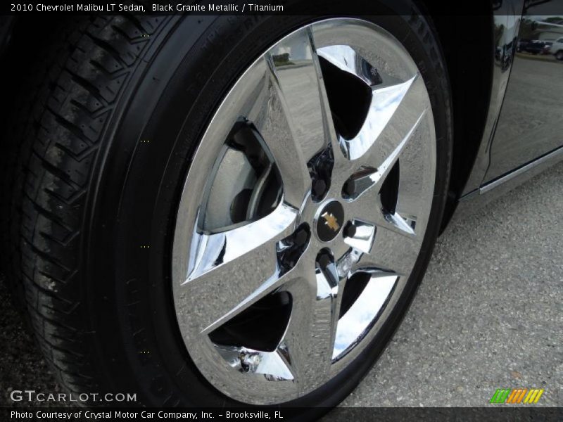 Black Granite Metallic / Titanium 2010 Chevrolet Malibu LT Sedan