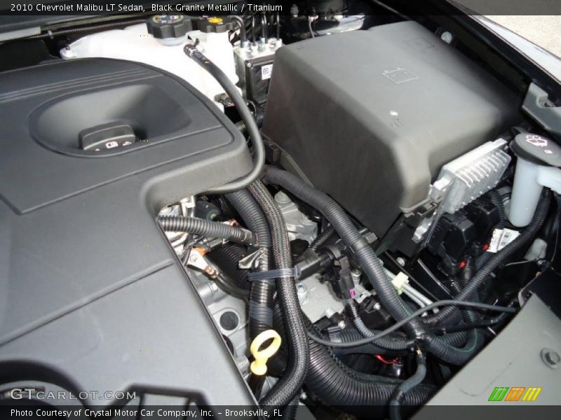 Black Granite Metallic / Titanium 2010 Chevrolet Malibu LT Sedan
