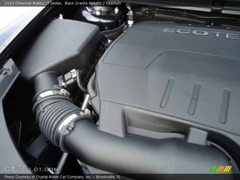 Black Granite Metallic / Titanium 2010 Chevrolet Malibu LT Sedan