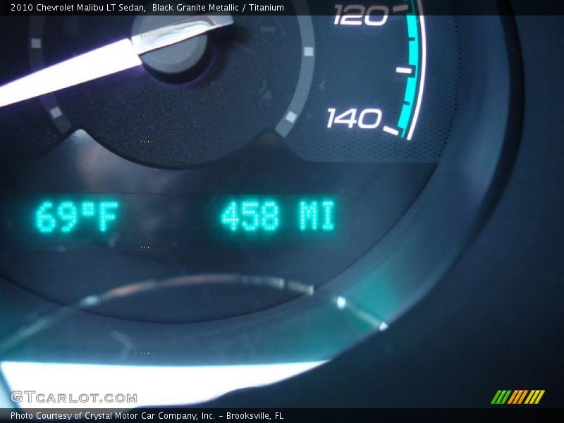 Black Granite Metallic / Titanium 2010 Chevrolet Malibu LT Sedan