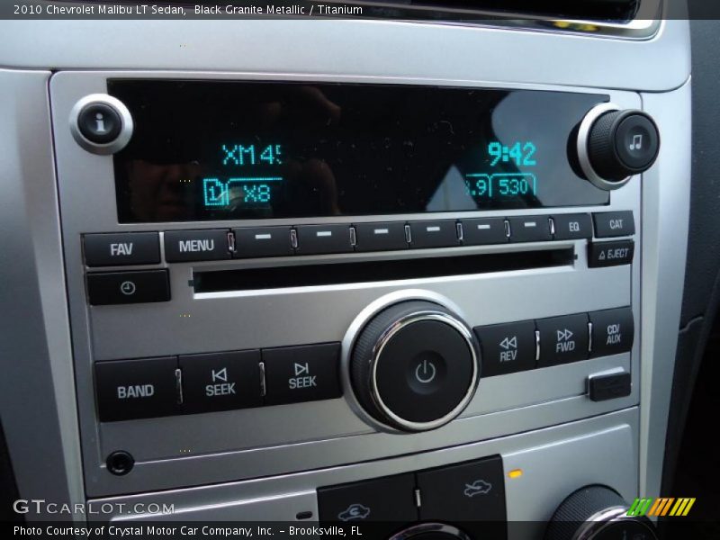Black Granite Metallic / Titanium 2010 Chevrolet Malibu LT Sedan
