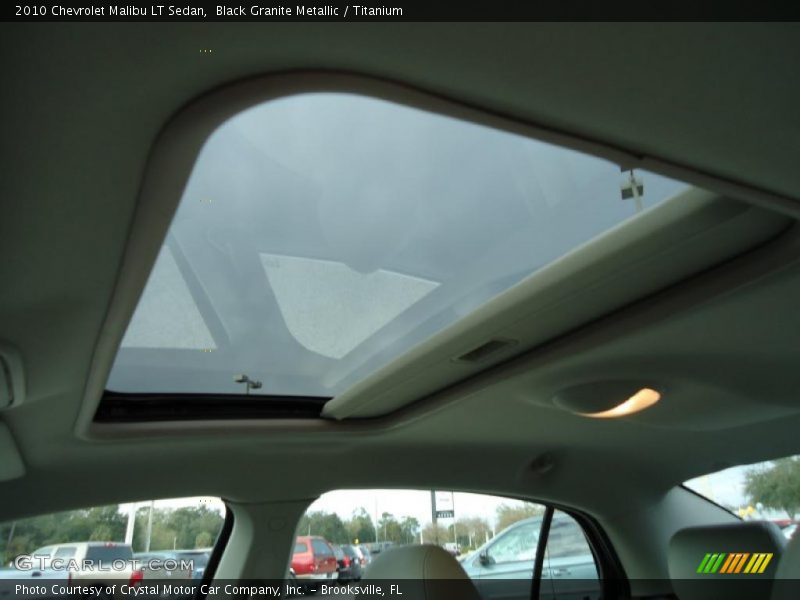 Black Granite Metallic / Titanium 2010 Chevrolet Malibu LT Sedan