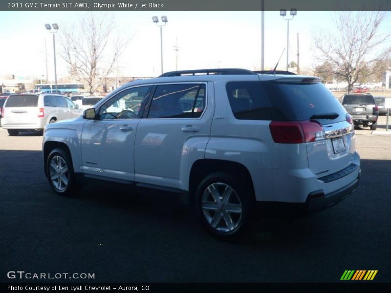 Olympic White / Jet Black 2011 GMC Terrain SLT AWD