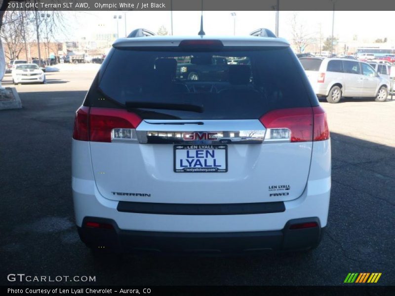 Olympic White / Jet Black 2011 GMC Terrain SLT AWD