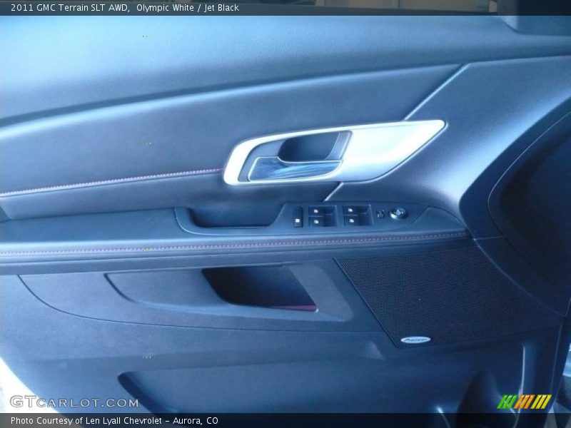 Olympic White / Jet Black 2011 GMC Terrain SLT AWD