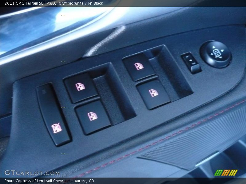 Olympic White / Jet Black 2011 GMC Terrain SLT AWD