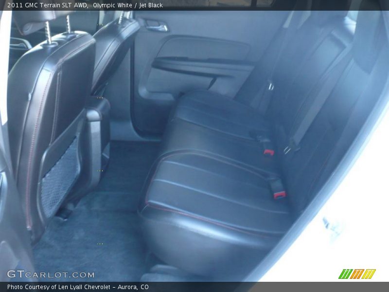 Olympic White / Jet Black 2011 GMC Terrain SLT AWD