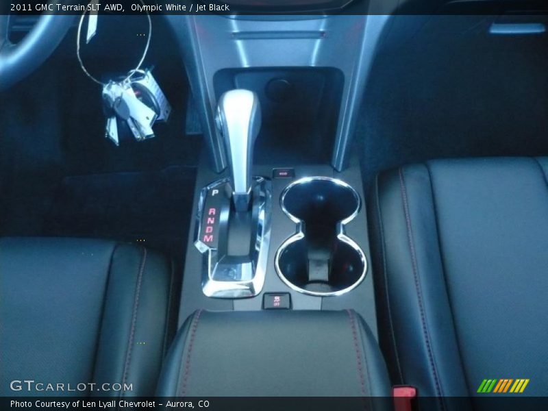Olympic White / Jet Black 2011 GMC Terrain SLT AWD