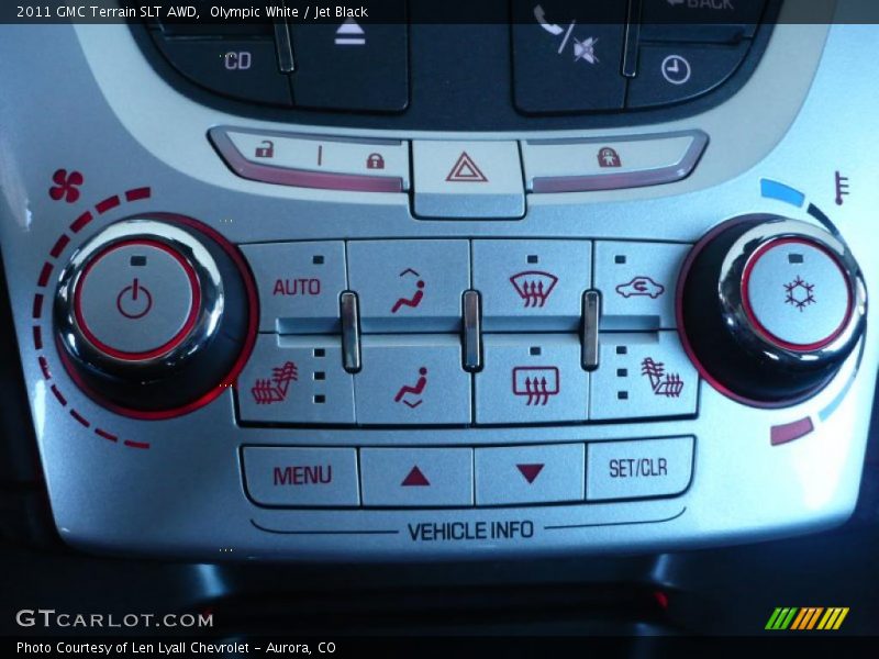 Controls of 2011 Terrain SLT AWD